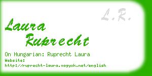 laura ruprecht business card
